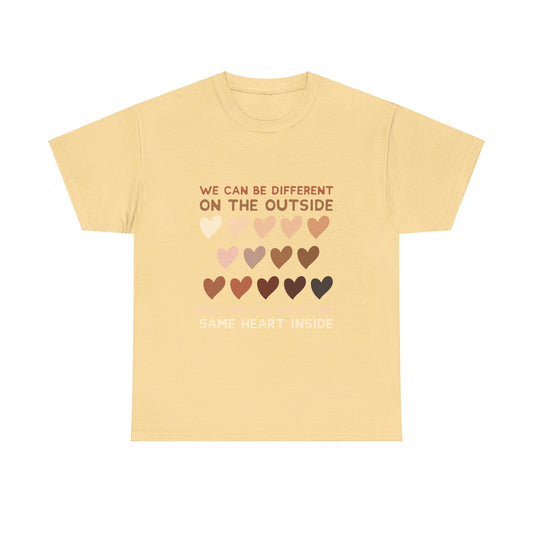 Unisex Cotton Tee: We can be different