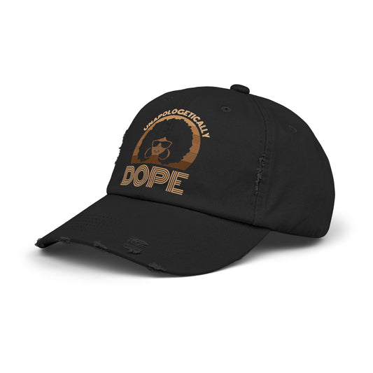 Unisex Distressed Cap: Unapologetically Dope