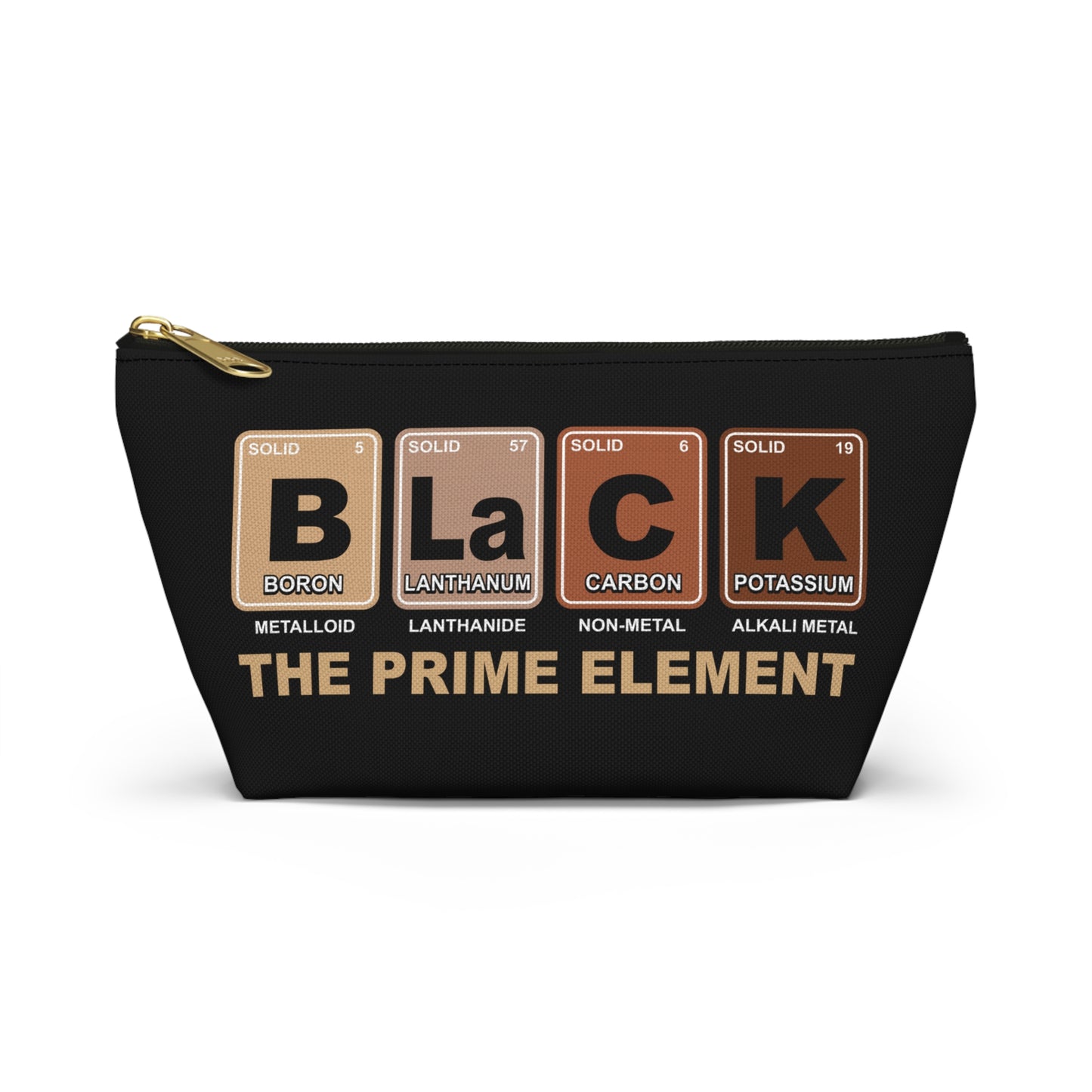 Black History Make-up Bag Black