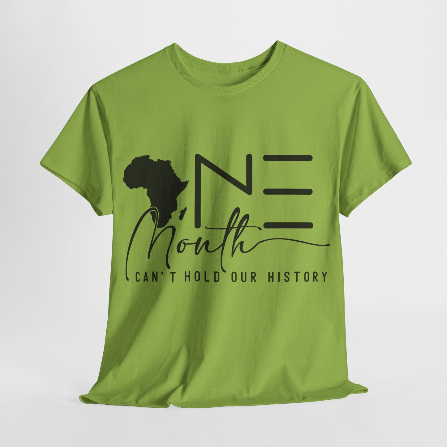 Unisex Heavy Cotton Tee: One month can’t hold our history