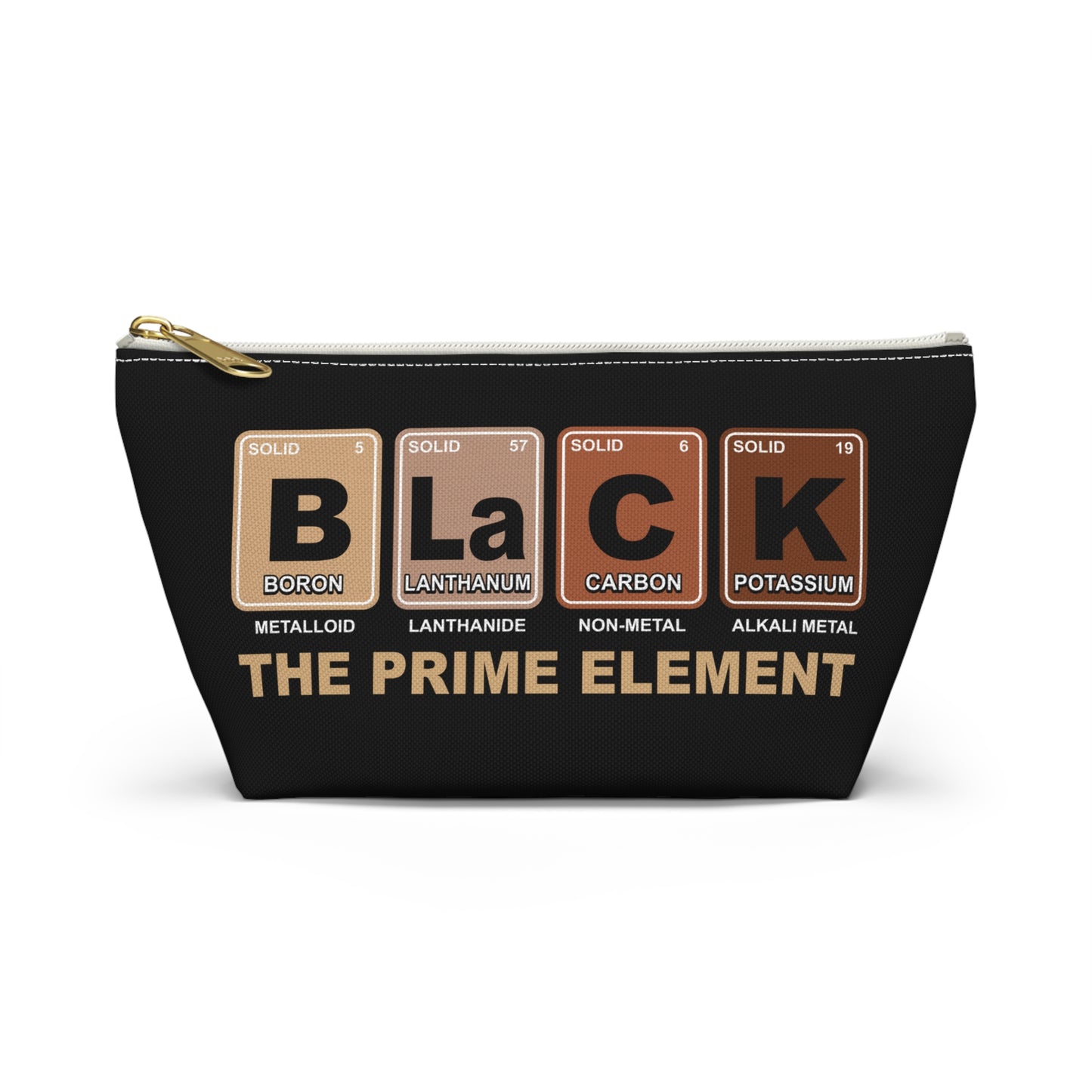 Black History Make-up Bag Black