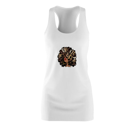 Women's Cut & Sew Racerback Dress: Unapologetically Dope